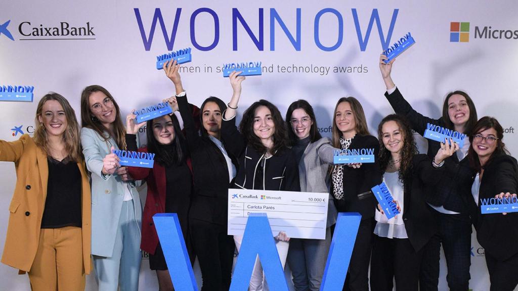 Las ganadoras de la segunda edición de los Premios WONNOW.