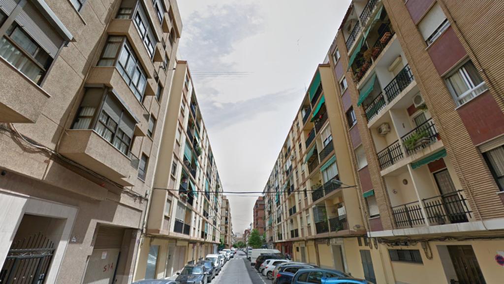 Calle Escultor Piquer, lugar donde ha sucedido el accidente.