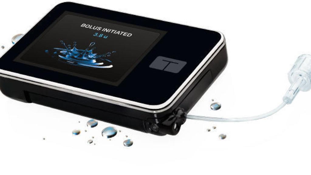 Una bomba de insulina.