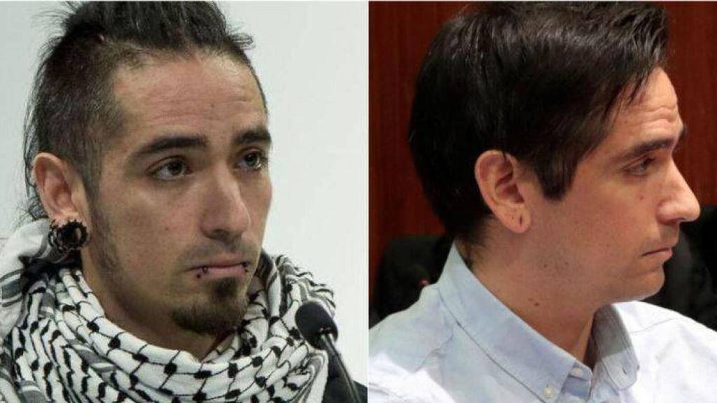 Rodrigo Lanza cuando cometió el crimen y después durante el juicio