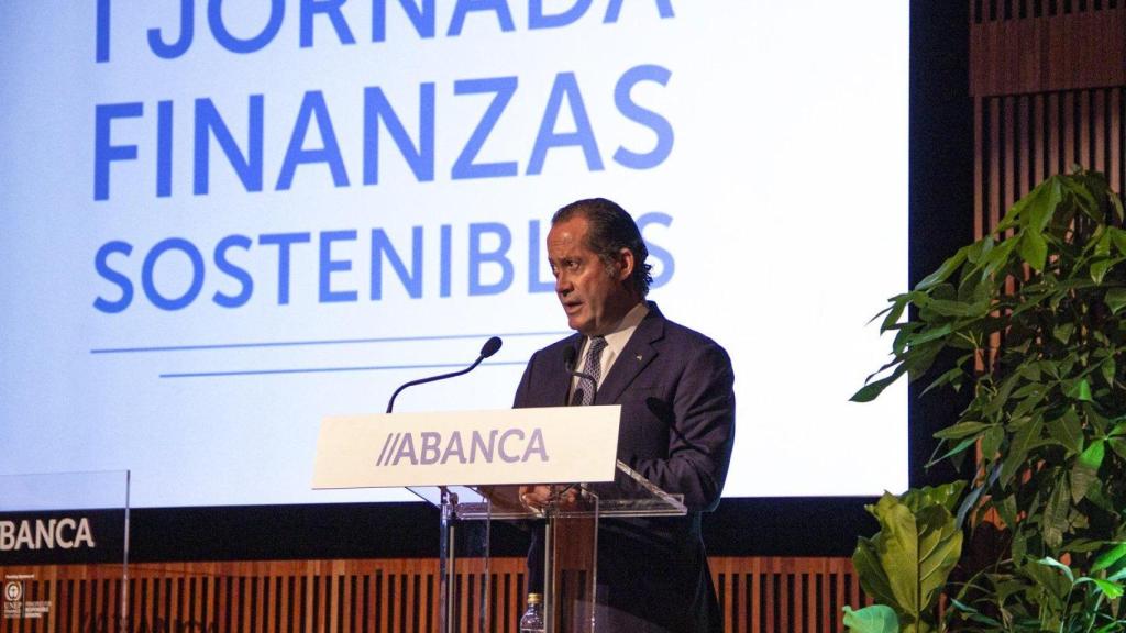 Escotet, en la presentación de las jornadas de finanzas sostenibles.