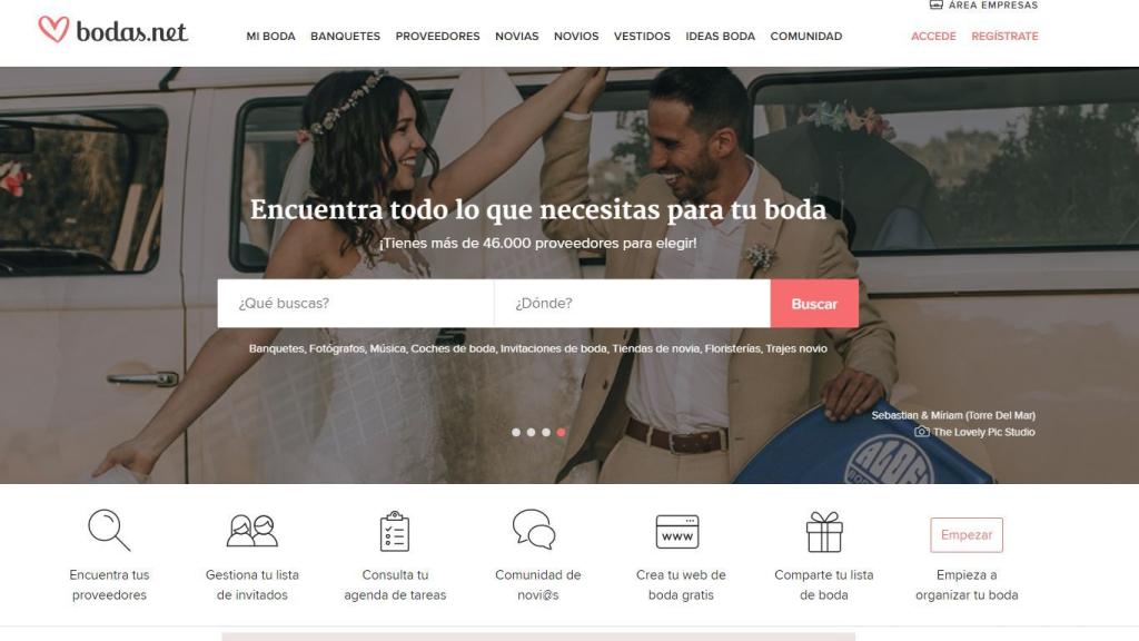 La web Bodas.net también se ha subido al carro del Viernes Negro.