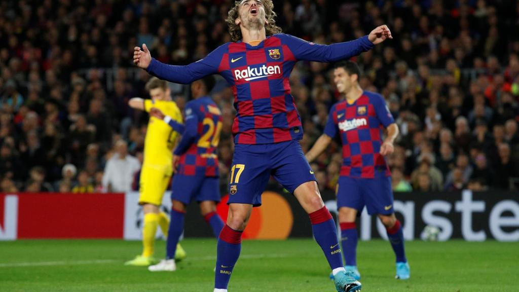 Griezmann celebra su gol