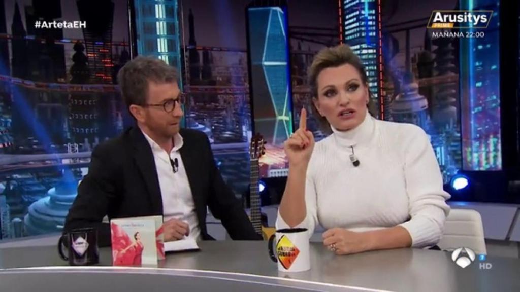 Ainhoa Arteta,  en 'El Hormiguero' este jueves.