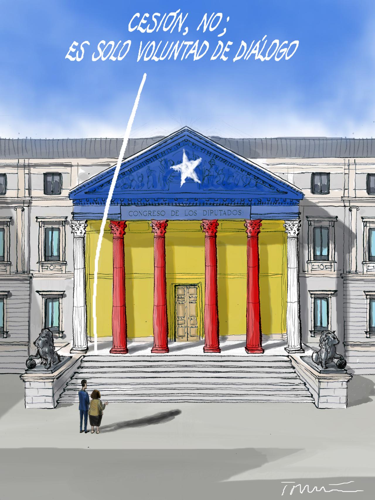 Cesión, no; diálogo