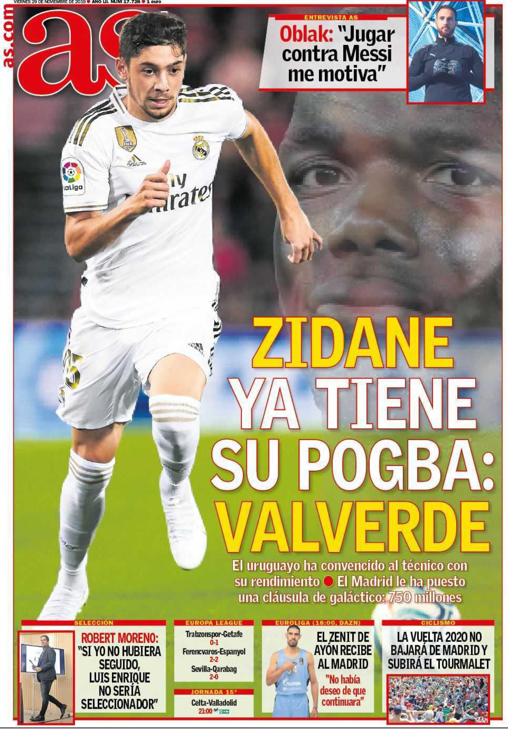 Portada AS (29/11/2019)