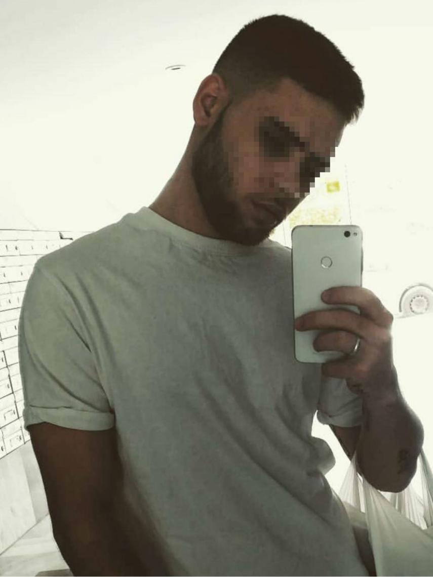 Pedro José, el conductor del Seat Ibiza  en el que perdió la vida 'Ferny' tras colisionar el vehículo con una catenaria del tranvía de Murcia.