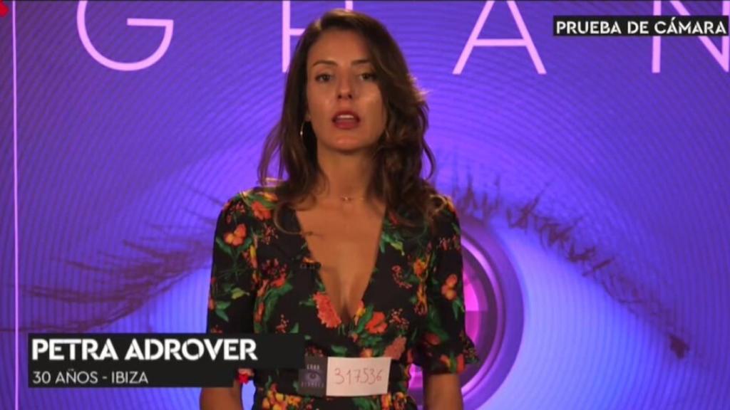 Petra Adrover en su prueba de cámara para 'GH Revolution'.