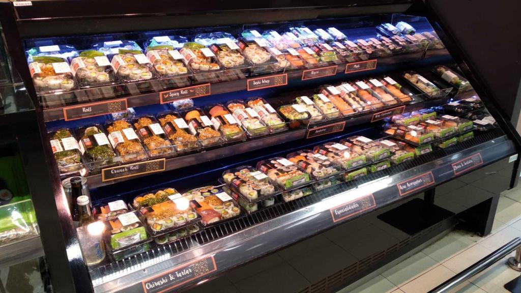 Sushi, en Carrefour.