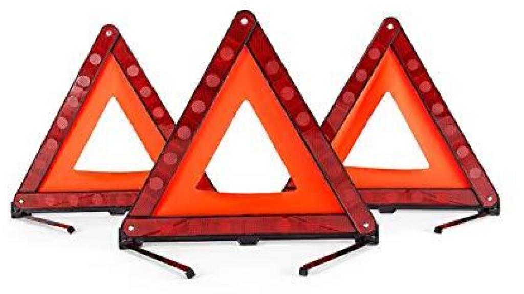 El clásico triángulo de emergencia.