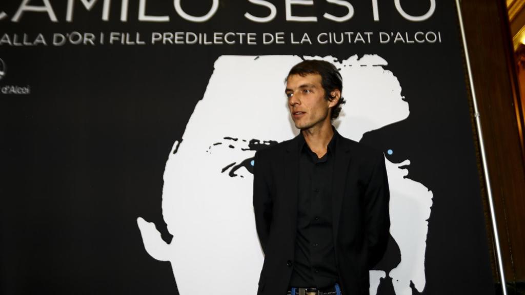 Camilo Blanes estuvo en el homenaje a su padre en Alcoy el pasado 24 de octubre.