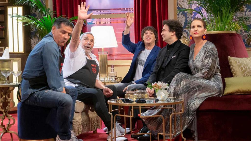 Samantha Vallejo-Nágera despidiéndose de Los Chunguitos en la última edición de 'MasterChef Celebrity'.