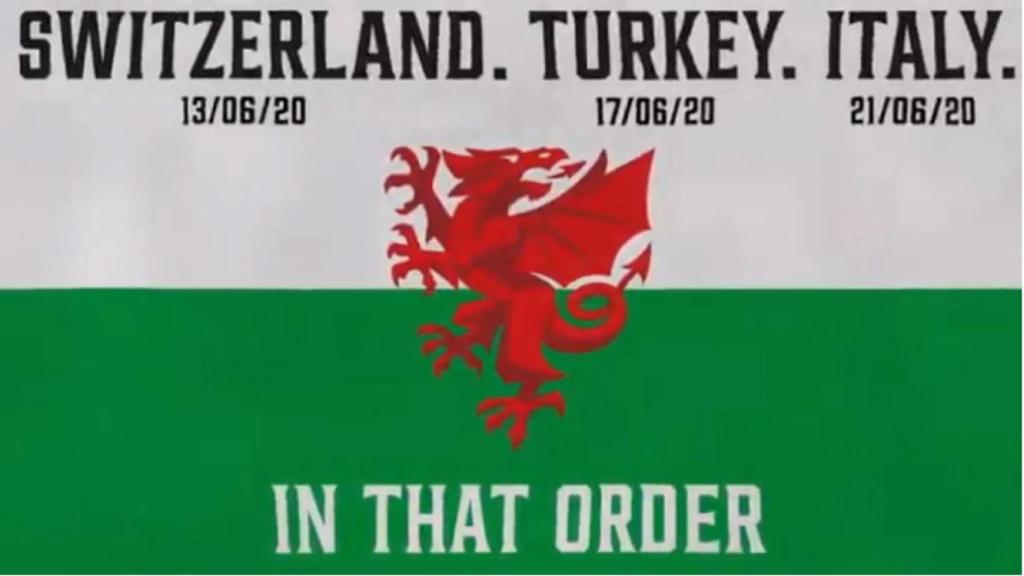 La mofa de la cuenta de Twitter de la selección de Gales con la fase de grupos de la Eurocopa 2020