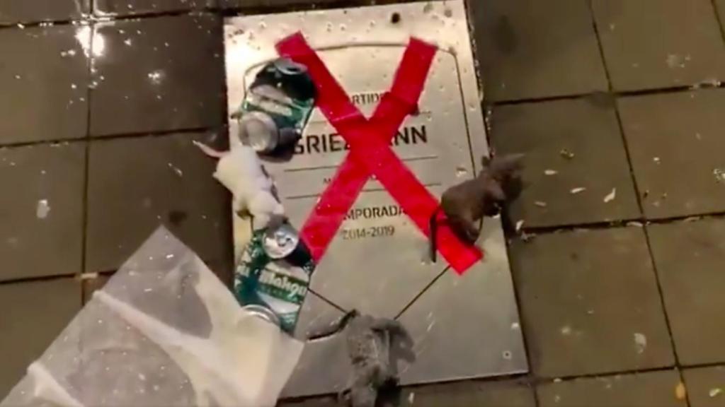 La placa de Griezmann