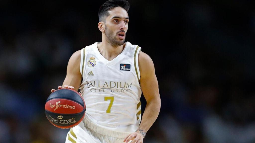 Campazzo, durante un partido con el Real Madrid