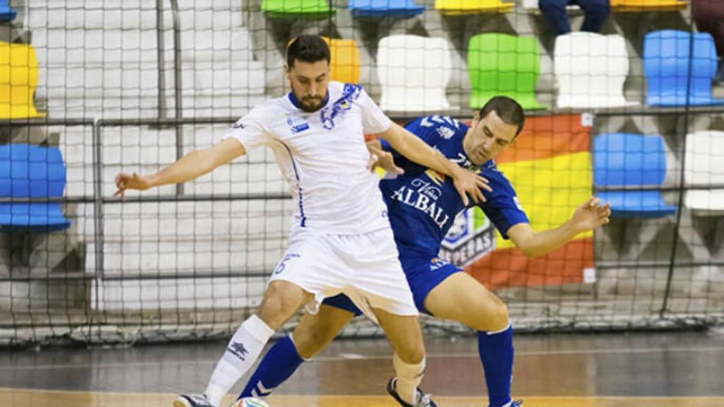 José Ruiz en un partido con el Viña Albali. Foto: ACP (FS Valdepeñas)