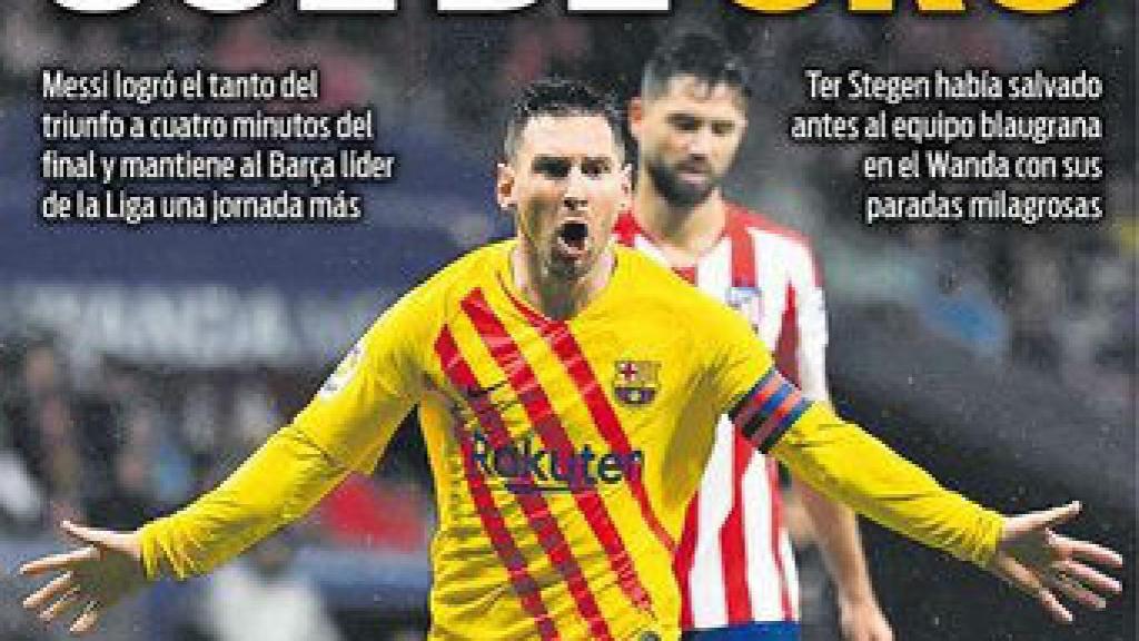 La portada del diario Sport (02/12/2019)