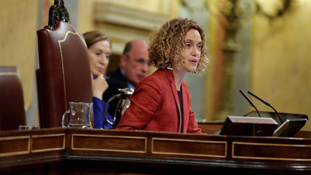 Meritxell Batet, tras ser reelegida presidenta del Congreso de los Diputados.