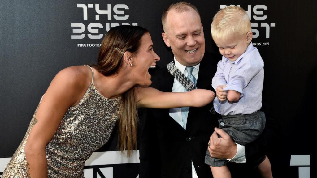 Carson Pickett y Joseph Tidd, en la gala The Best 2019