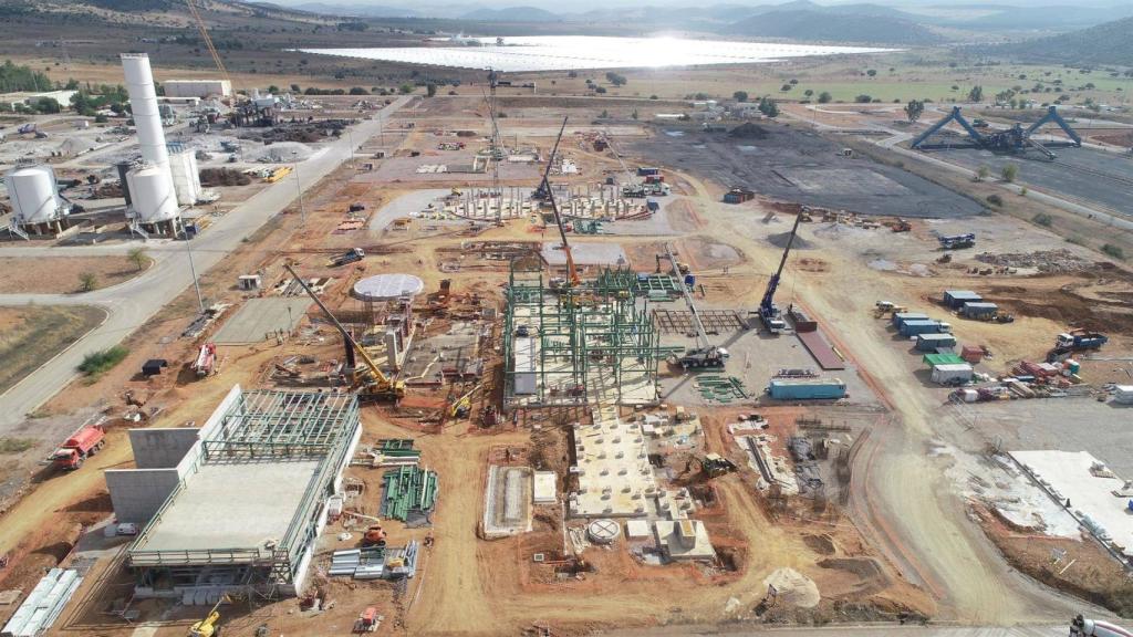 Construcción de las nuevas instalaciones de Ence en Puertollano (Ciudad Real)