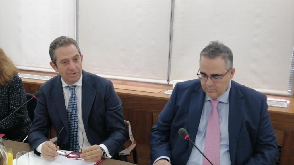Los responsables del IEE, Íñigo Fernández de Mesa y Gregorio Izquierdo.