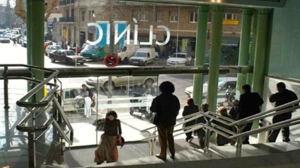 El Hospital Clínic de Barcelona.