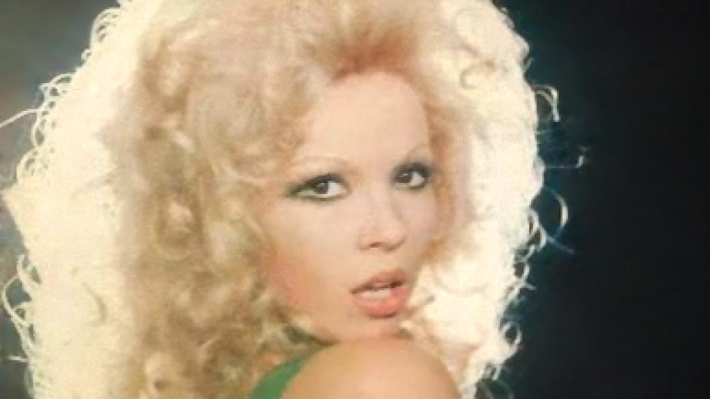 La cantante Rosa Morena en 1973.