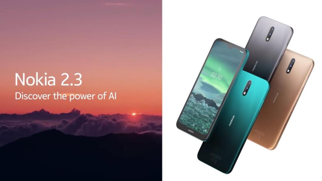 Nuevo Nokia 2.3: Android One, gran batería y muy barato