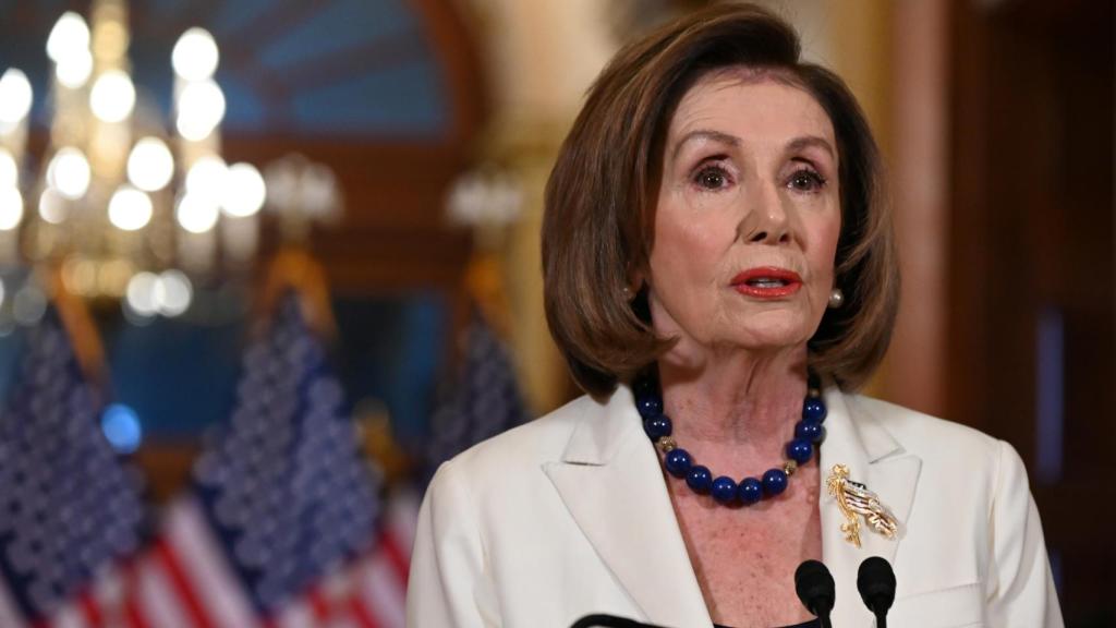 La presidenta de la Cámara de Representantes de EEUU, Nancy Pelosi.