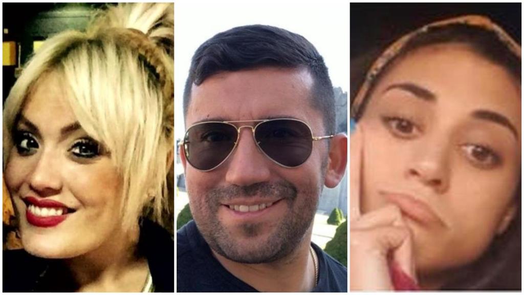 Jorge, en el centro, junto a Wafa -a la derecha de la fotografía- y Marta -situada a la izquierda-.