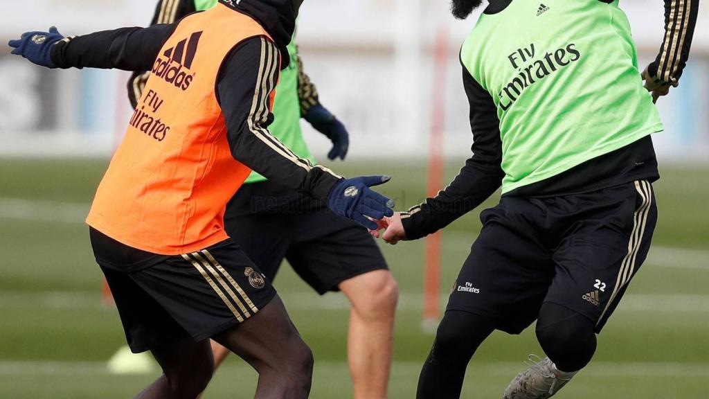 El Real Madrid se entrena de cara al partido ante el Espanyol