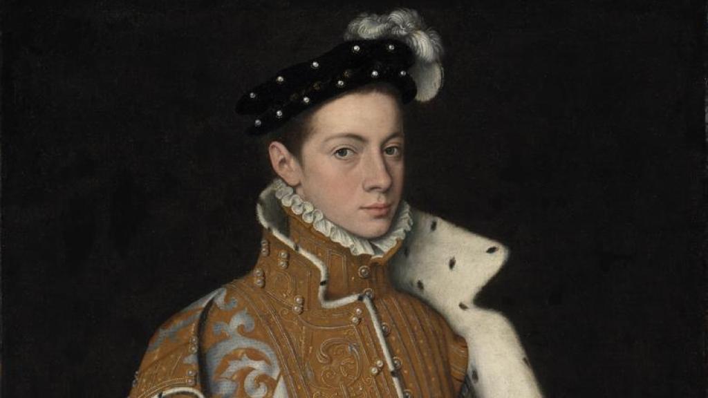 Retrato de un joven Alejandro Franesio, pintado por Sofonisba Anguissola.
