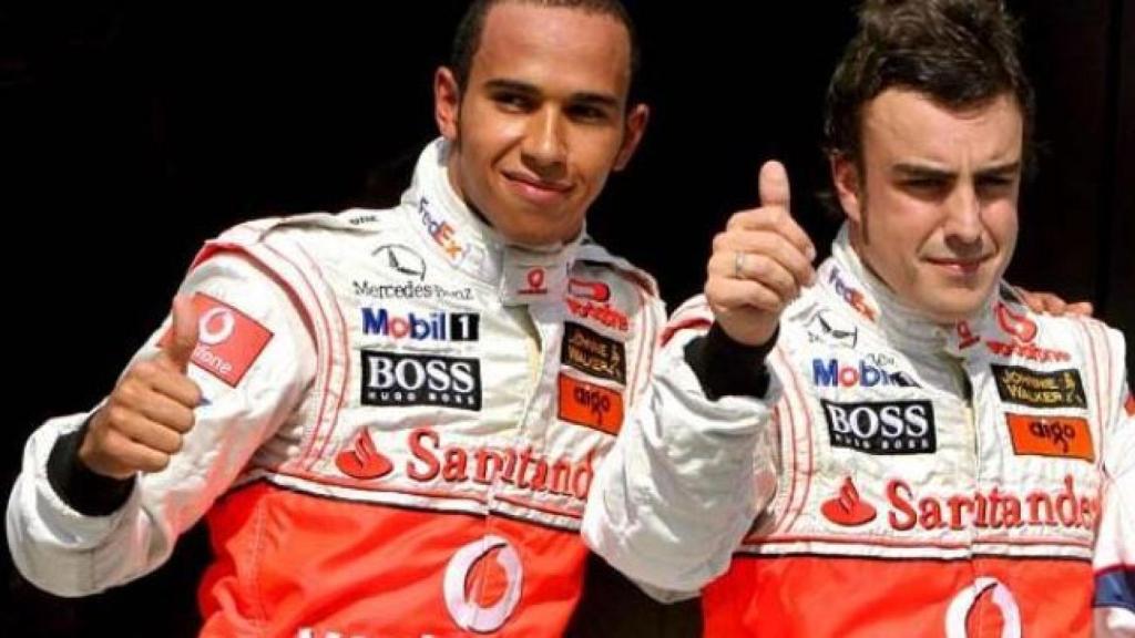 Lewis Hamilton y Fernando Alonso