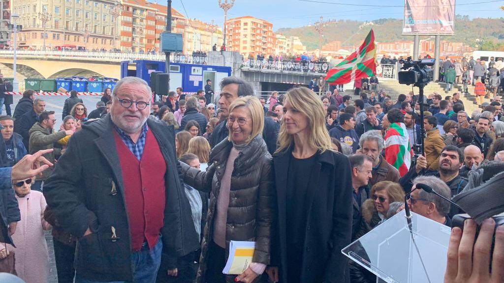 Savater, Espada, Díez y Álvarez de Toledo, en Bilbao.