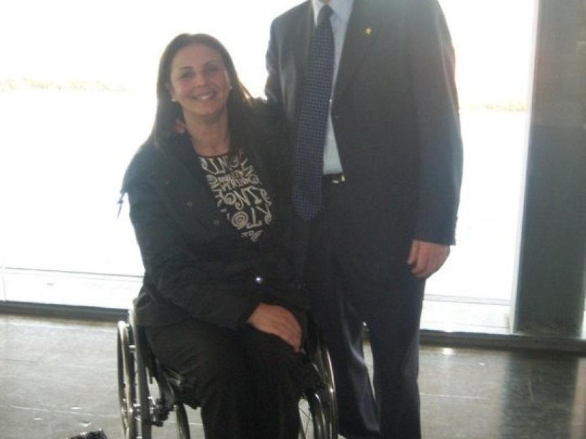 Hace años, en un acto con Ángel María Villar, expresidente de la Federación Española de Fútbol.