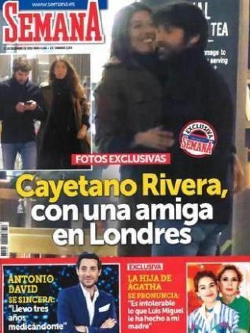 Cayetano Rivera y Karelys Rodríguez en Londres.