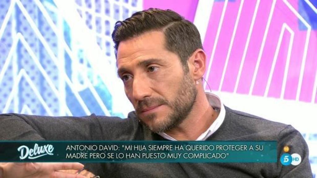 Antonio David Flores en el plató de 'Sábado Deluxe'.