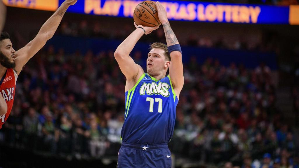 Luka Doncic, en el partido frente a los Pelicans