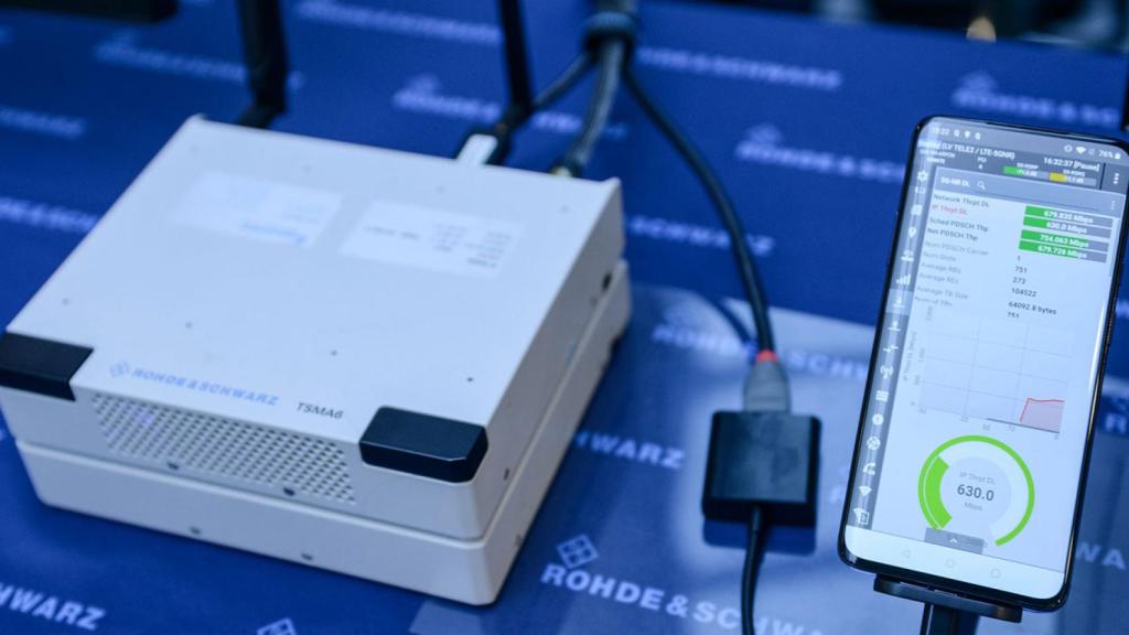 Uno de los dispositivos relacionados con el 5G que se han mostrado en el 5G Techritory Forum.