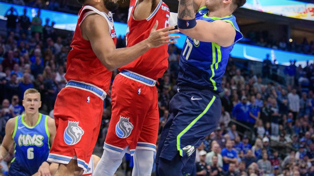 Luka Doncic, contra los Sacramento Kings