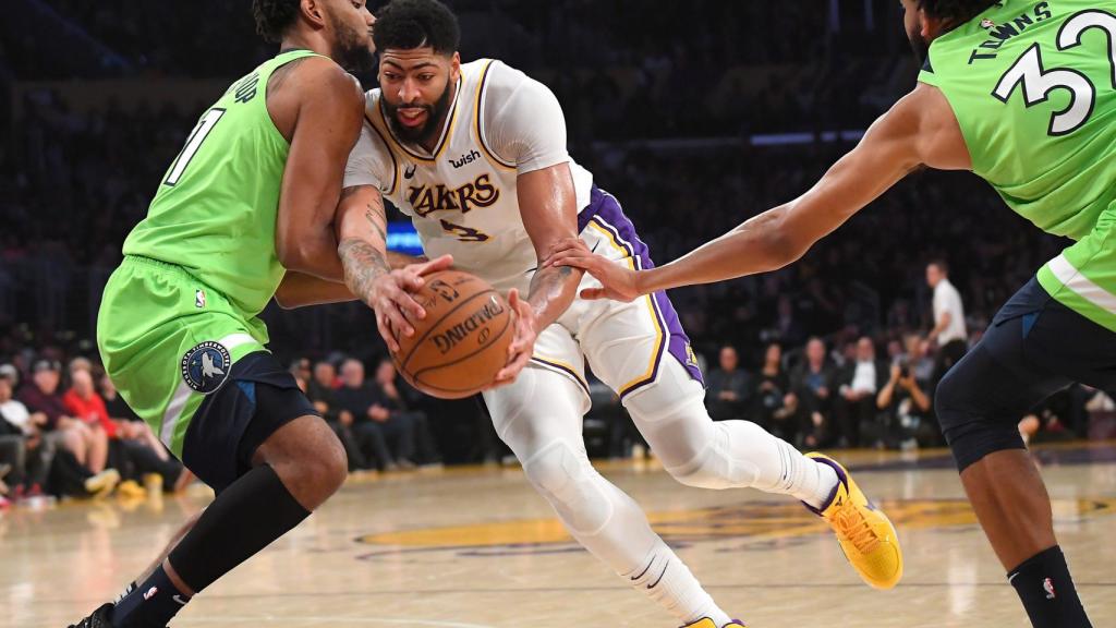Anthony Davis, contra los Minnesota Timberwolves