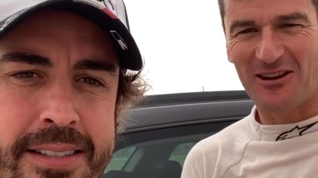 Fernando Alonso y Marc Coma