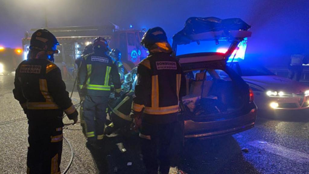 El accidente se produjo en el kilómetro 22 de la A-5, a la altura de Móstoles.