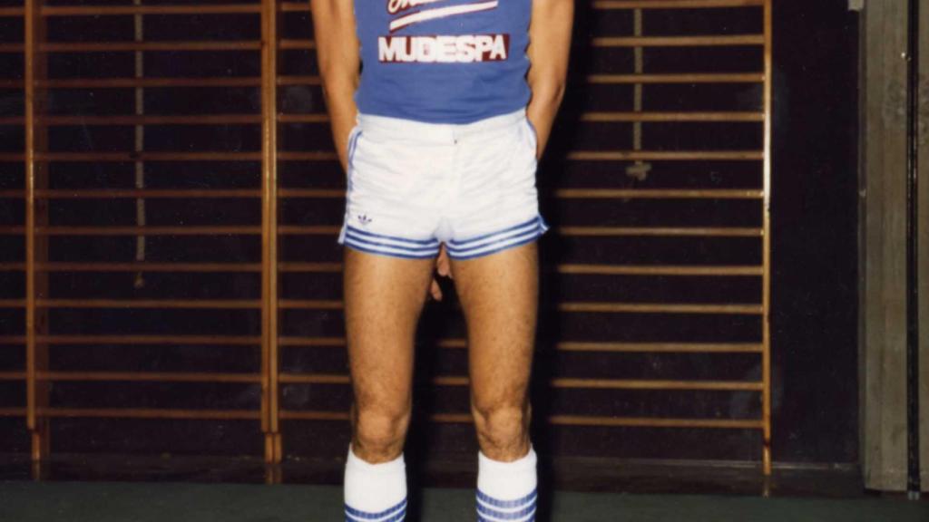 Fernando Martín, con la camiseta del Estudiantes