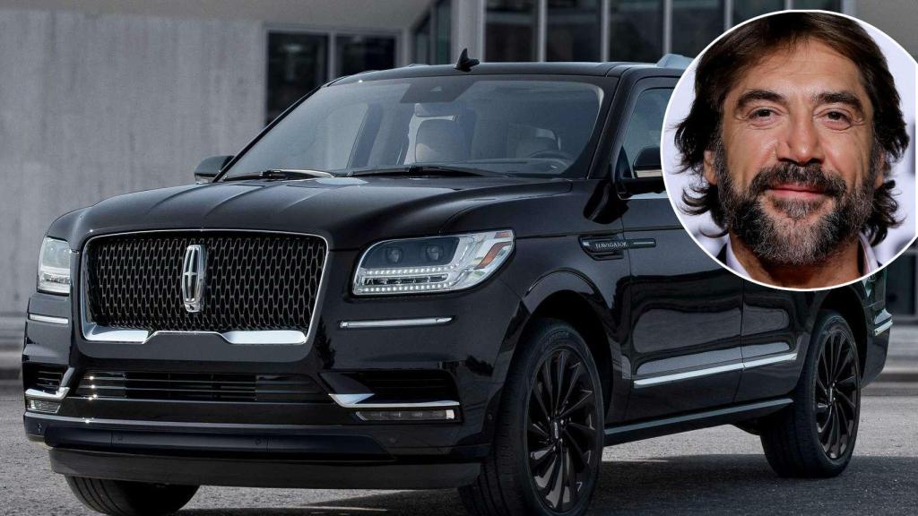 El Lincoln Navigator que conduce el actor Javier Bardem.
