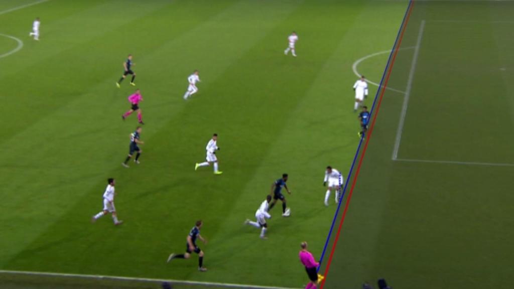 Gol anulado al Brujas por fuera de juego