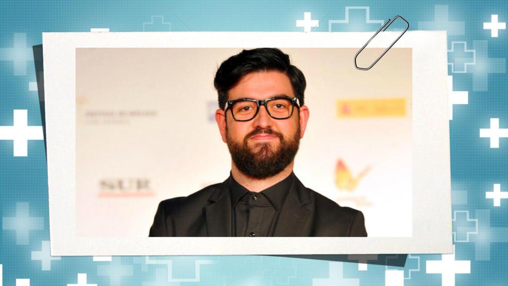 Manu Sánchez, en un montaje de JALEOS.