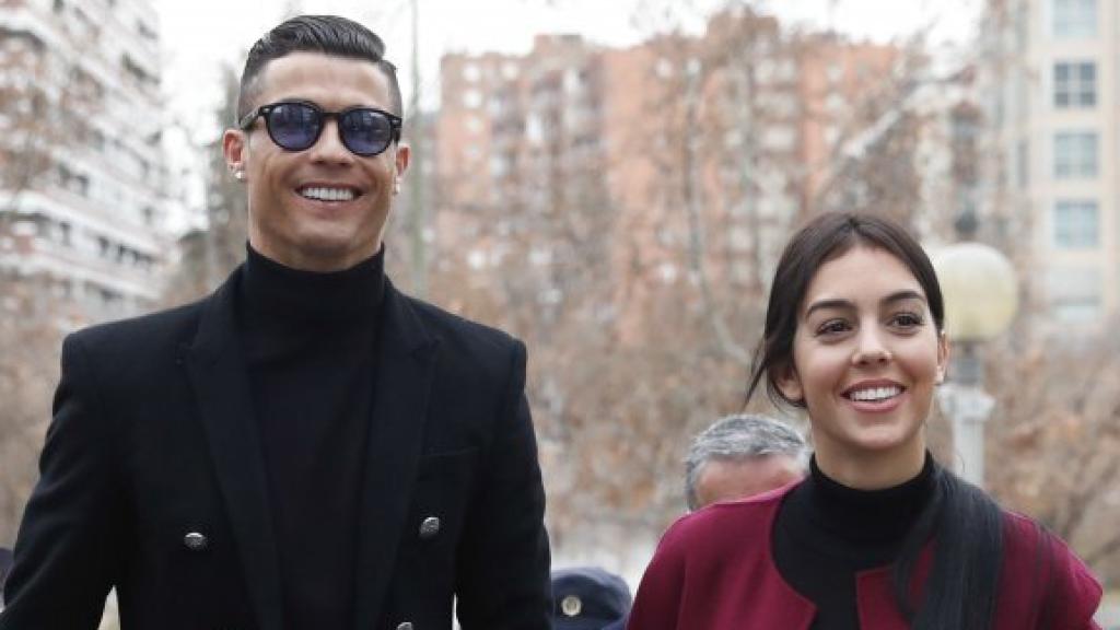 Cristiano y Georgina, en Madrid.