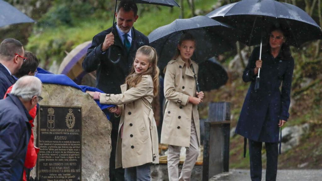 La Familia Real en Asiegu.