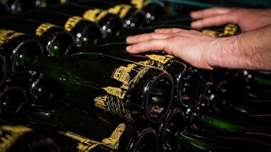 Botellas del cava aragonés Reyes de Aragón Gran Reserva.